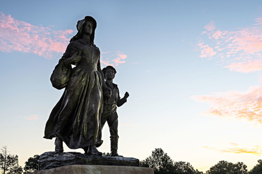 Pioneer Woman Statue in Ponca City, OK